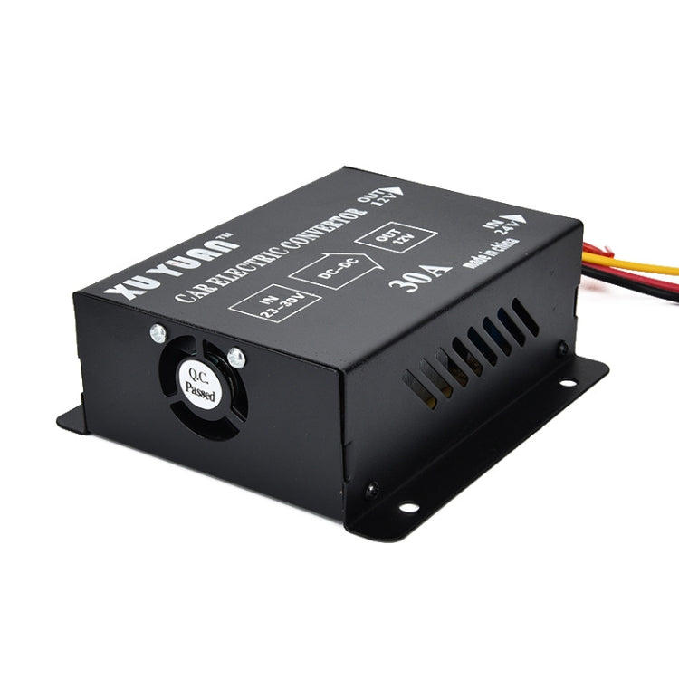XUYUAN 380W Step-Down Converter 24V to 12V 30A Automotive DC Power Buck Converter, 380W 24V to 12V