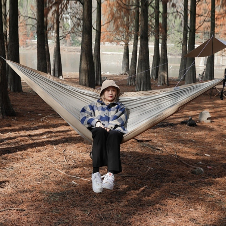 Outdoor Double Inflatable Hammock Anti-Rollover Camping Swing, Size: 270x140cm, 270x140cm Inflatable Green, 270x140cm Inflatable Blue, 270x140cm Inflatable Khaki