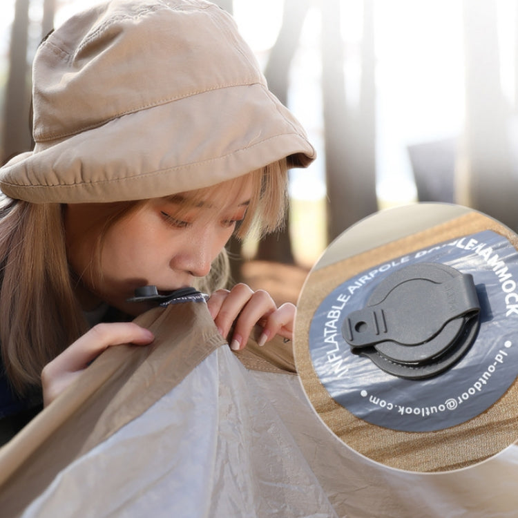 Outdoor Double Inflatable Hammock Anti-Rollover Camping Swing, Size: 270x140cm, 270x140cm Inflatable Green, 270x140cm Inflatable Blue, 270x140cm Inflatable Khaki