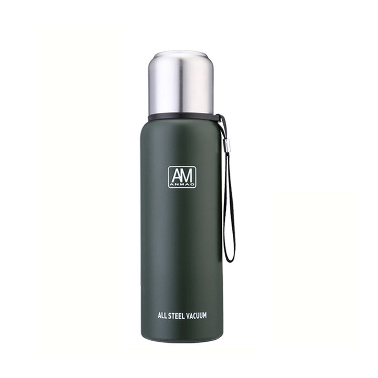 304 Stainless Steel Insulated Mug Large Capacity Sports Water Cup Outdoor Travel Pot, 500ml, 750ml, 1000ml, 1500ml