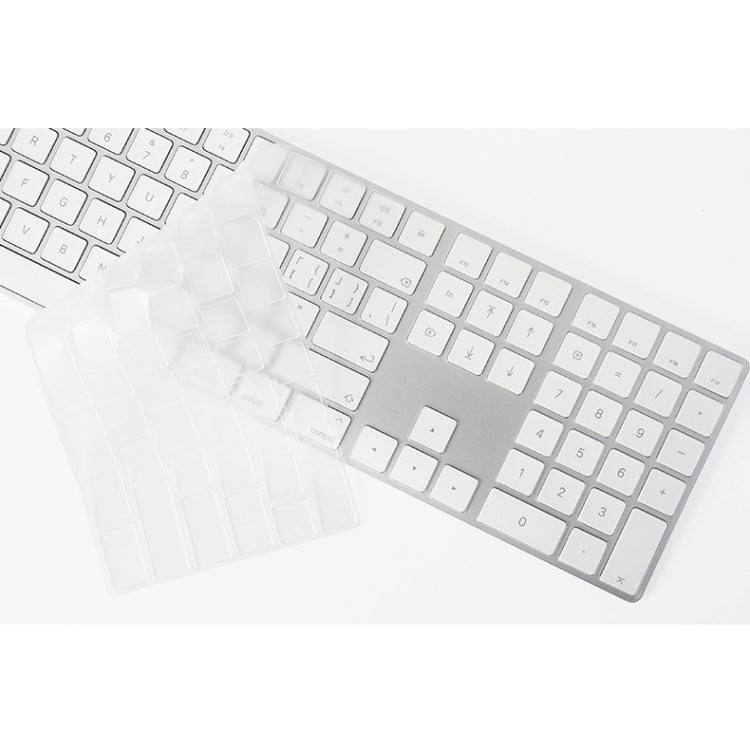 T17606 Computer Keyboard Film Transparent TPU Nano Long Keyboard Protective Film, For iMac 2017 Magic Keyboard(with Number Model)