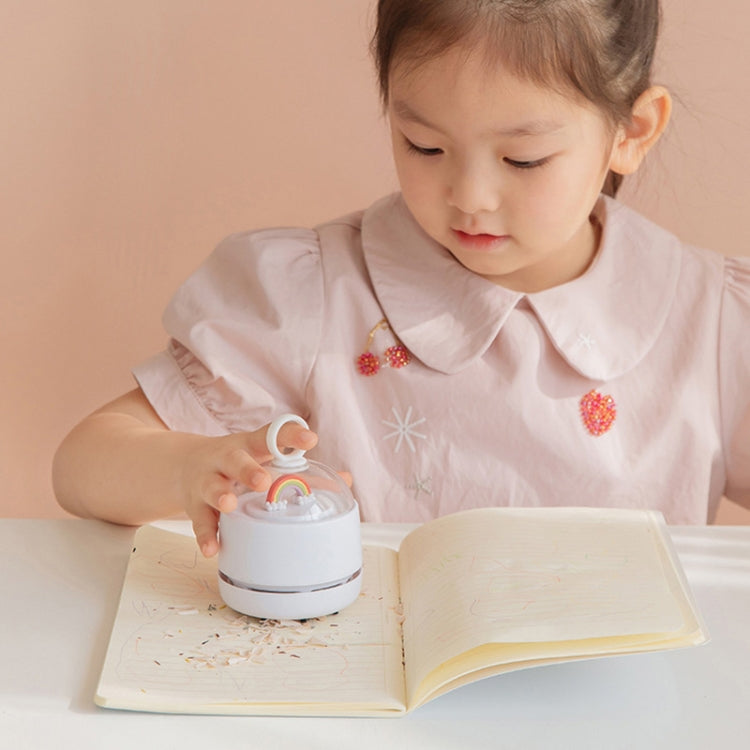 X1 Mini USB Handheld Wireless Desktop Vacuum Cleaner, White, Pink, Green