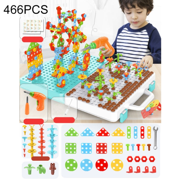 Children Screw-Tightening Electric Drill Toy Manual Assembly Toolbox, Style:, 2D Plane + Manual Drill (188 PCS), 2D Plane + Electric Drill (189 PCS), 3D + Manual Drill (275 PCS), 3D + Electric Drill (276 PCS), 3D + Electric Drill (316 PCS)...