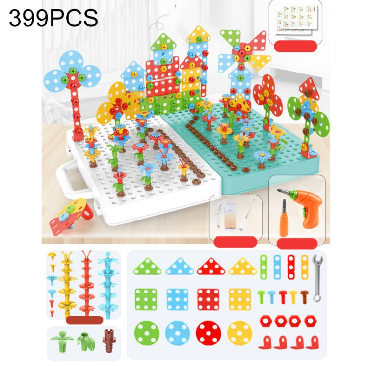 Children Screw-Tightening Electric Drill Toy Manual Assembly Toolbox, Style:, 2D Plane + Manual Drill (188 PCS), 2D Plane + Electric Drill (189 PCS), 3D + Manual Drill (275 PCS), 3D + Electric Drill (276 PCS), 3D + Electric Drill (316 PCS)...