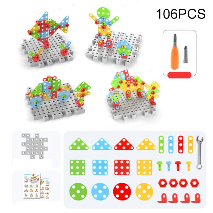Children Screw-Tightening Electric Drill Toy Manual Assembly Toolbox, Style:, 2D Plane + Manual Drill (188 PCS), 2D Plane + Electric Drill (189 PCS), 3D + Manual Drill (275 PCS), 3D + Electric Drill (276 PCS), 3D + Electric Drill (316 PCS)...