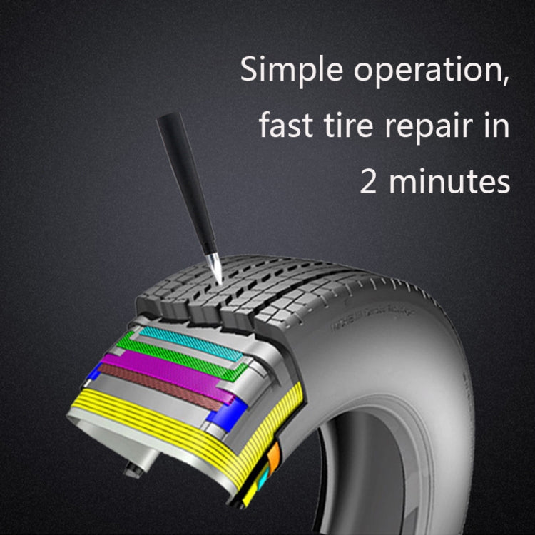 Q412 Car Tyre Repair Nail Emergency Tire Repair Kit, Tire Repair Kit