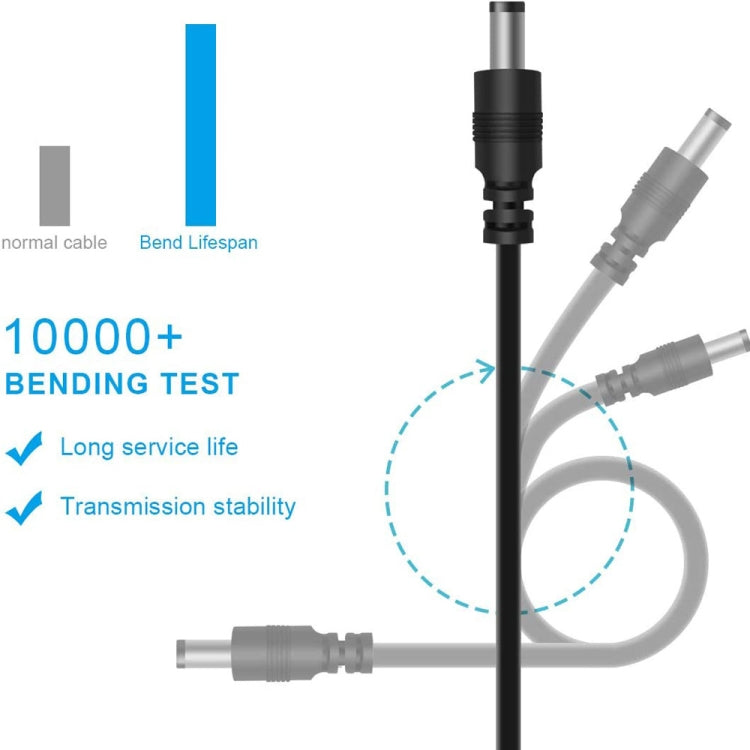 DC Power Cord USB Multi-Function Interchange Plug USB Charging Cable, 8 in 1, 11 in 1