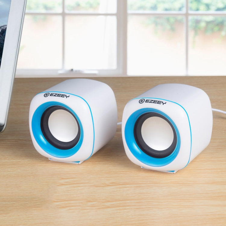 YEEZE A1 Multimedia USB2.0 Desktop Speaker Mini Computer Notebook Speaker, White Blue, White Green, White Purple, White Orange, Black Blue, Black Green, Black Purple, Black Prange, Electroplated Black Gold, Electroplated White, Electroplated Black...
