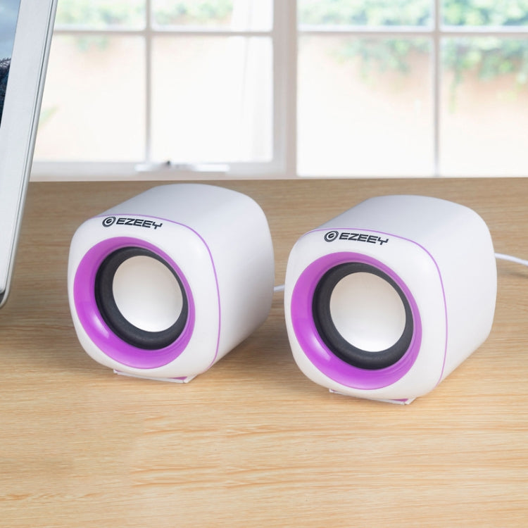 YEEZE A1 Multimedia USB2.0 Desktop Speaker Mini Computer Notebook Speaker, White Blue, White Green, White Purple, White Orange, Black Blue, Black Green, Black Purple, Black Prange, Electroplated Black Gold, Electroplated White, Electroplated Black...