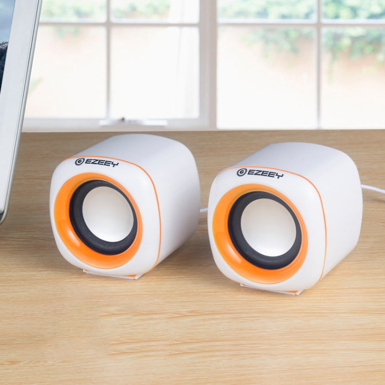 YEEZE A1 Multimedia USB2.0 Desktop Speaker Mini Computer Notebook Speaker, White Blue, White Green, White Purple, White Orange, Black Blue, Black Green, Black Purple, Black Prange, Electroplated Black Gold, Electroplated White, Electroplated Black...