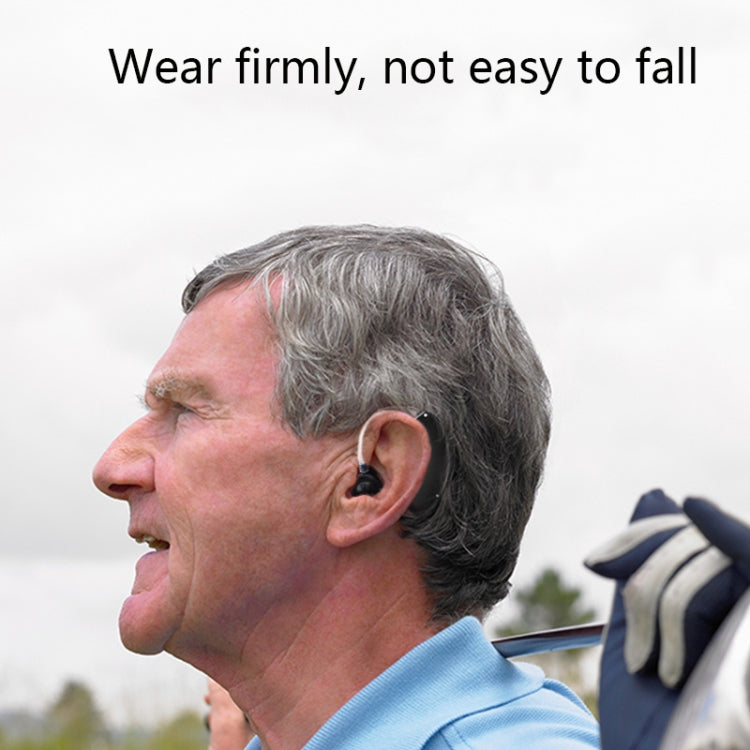 GM-105 Elderly Hearing Aid Sound Amplifier Intelligent Noise Reduction Sound Collector, US Plug(Black), EU Plug(Black)