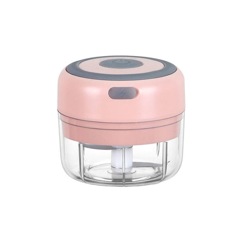 ZM-14 Household Mini Wireless Electric Garlic Masher, White 100ml, Green 100ml, Pink 100ml, High Cup White 250ml, High Cup Green 250ml, High Cup Pink 250ml, White Glass 300ml, Green Glass 300ml, Pink Glass 300ml, White High Cup 250ml + Small Cup 100ml...