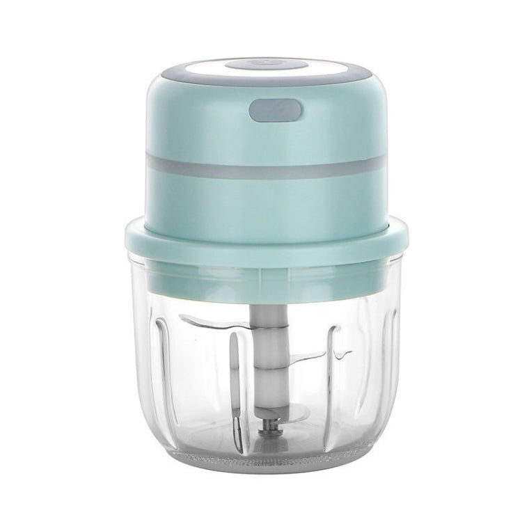 ZM-14 Household Mini Wireless Electric Garlic Masher, White 100ml, Green 100ml, Pink 100ml, High Cup White 250ml, High Cup Green 250ml, High Cup Pink 250ml, White Glass 300ml, Green Glass 300ml, Pink Glass 300ml, White High Cup 250ml + Small Cup 100ml...