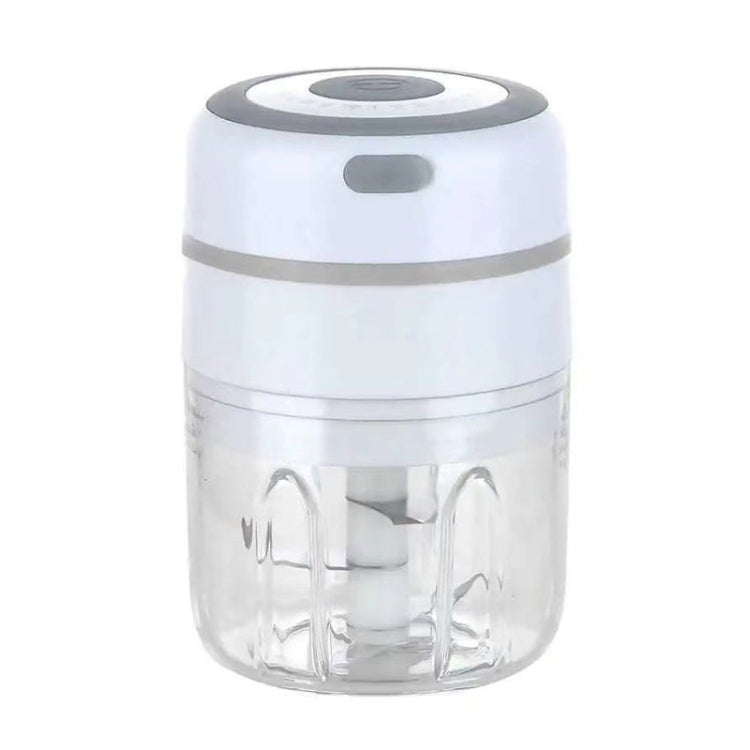 ZM-14 Household Mini Wireless Electric Garlic Masher, White 100ml, Green 100ml, Pink 100ml, High Cup White 250ml, High Cup Green 250ml, High Cup Pink 250ml, White Glass 300ml, Green Glass 300ml, Pink Glass 300ml, White High Cup 250ml + Small Cup 100ml...