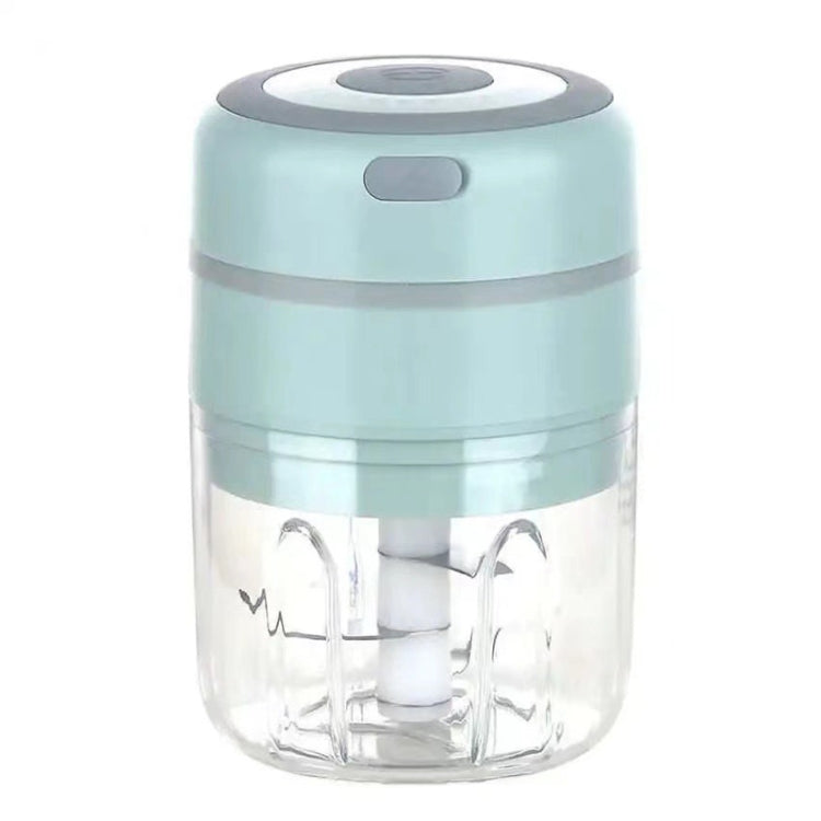 ZM-14 Household Mini Wireless Electric Garlic Masher, White 100ml, Green 100ml, Pink 100ml, High Cup White 250ml, High Cup Green 250ml, High Cup Pink 250ml, White Glass 300ml, Green Glass 300ml, Pink Glass 300ml, White High Cup 250ml + Small Cup 100ml...