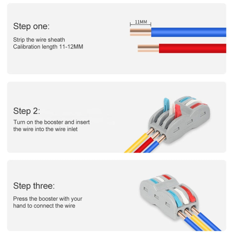 SPL-2 2 In 3 Out Colorful Quick Line Terminal Multi-Function Dismantling Wire Connection Terminal, SPL-2 2 In 3 Out, SPL-3 3 In 3 Out, SPL-42 2 In 4 Out, SPL-62 2 In 6 Out, SPL-63 3 In 6 Out, SPL-93 3 In 9 Out, LT-624 2 In 4 Out, LT-626 2 In 6 Out...