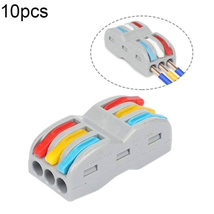 SPL-2 2 In 3 Out Colorful Quick Line Terminal Multi-Function Dismantling Wire Connection Terminal, SPL-2 2 In 3 Out, SPL-3 3 In 3 Out, SPL-42 2 In 4 Out, SPL-62 2 In 6 Out, SPL-63 3 In 6 Out, SPL-93 3 In 9 Out, LT-624 2 In 4 Out, LT-626 2 In 6 Out...