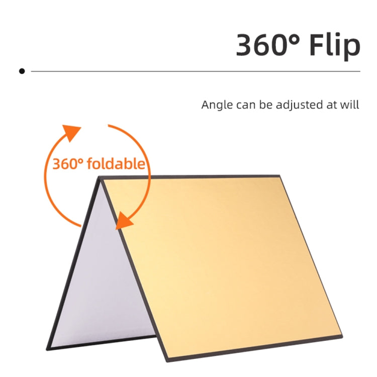 3-in-1 Reflective Board White + Black + Silver A3 Cardboard Folding Light Diffuser Board, 3-in-1 A3 Cardboard Silver, 3-in-1 A3 Cardboard Gold