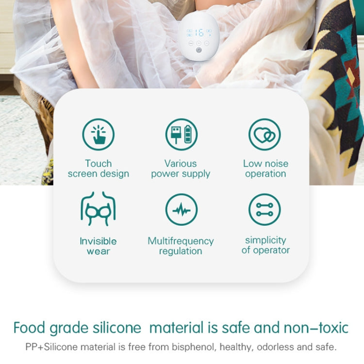 Wearable Automatic Breast Pump Massage Hands-free Invisible Wireless Large Suction Breast Pump, S4DW - English, S9 - English - Pink, S9 - English - Green, S9 - English - Gray, S12 - English - White