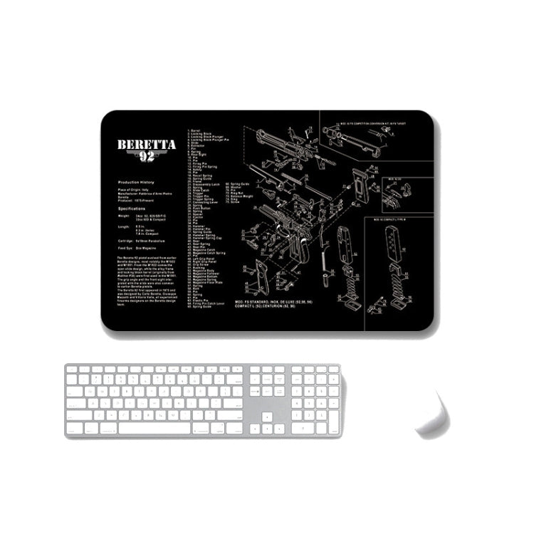 2 PCS Heat Transfer Non-Slip Single-Sided Office Gaming Mouse Pad, 2mm, 3mm