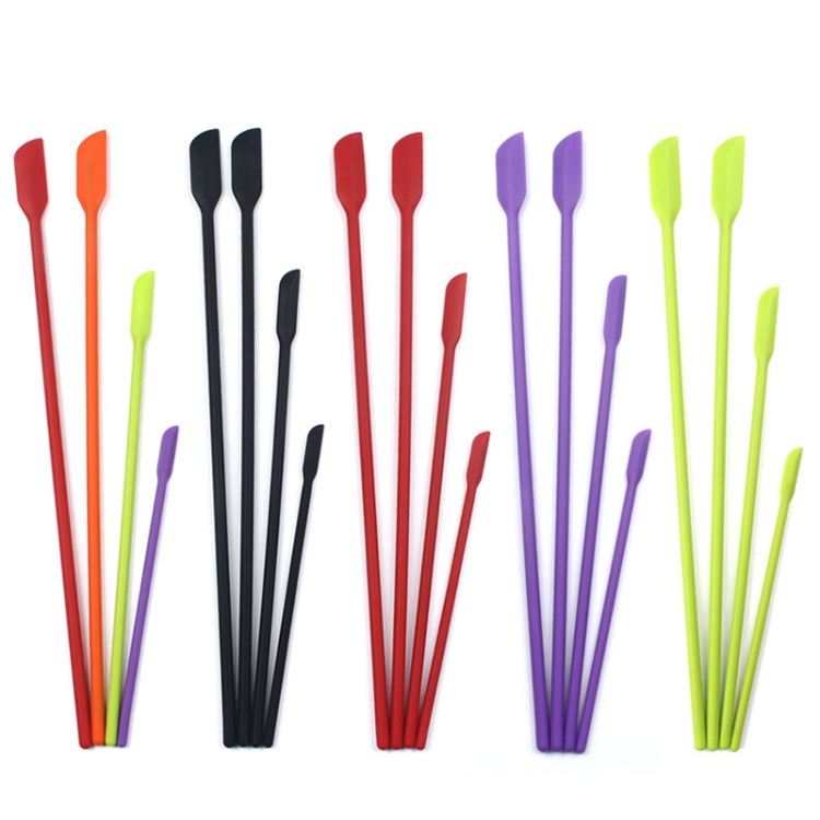 4 in 1 Silicone Mini-Pointed Scraper Lengthening Cosmetic Bottle Scraper Jam Spatula Set, 4 in 1 Red, 4 in 1 Black, 4 in 1 Colorful, 4 in 1 Purple, 4 in 1 Green
