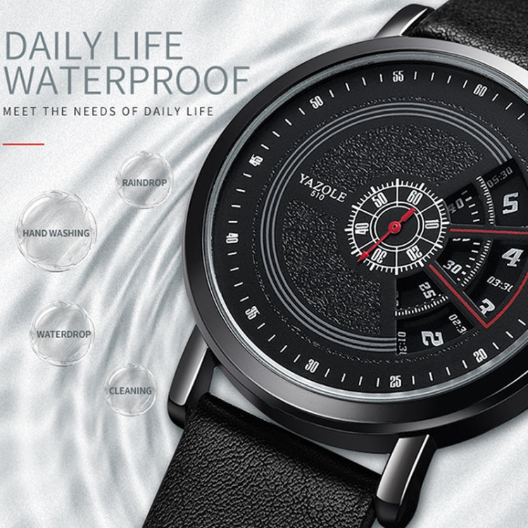 YAZOLE Turntable Men Quartz Watch, 509 Black Tray Black Belt, 509 Black Tray Brown Belt, 510 Black Tray Black Belt, 510 Black Tray Brown Belt, 511 Black Tray Black Belt, 511 Black Tray Brown Belt, 518 Black Tray Black Belt, 518 Black Tray Brown Belt...