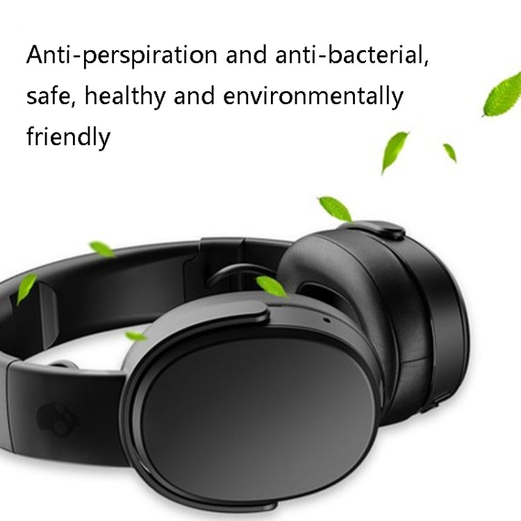 2 PCS Headphones Sponge Cover For Skullcandy Crusher 3.0 Wireless, For Skullcandy Crusher 3.0(Black), For Skullcandy Crusher 3.0(Red)