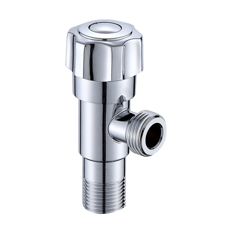 Stainless Steel Double Outlet Angle Valve Single Handle Double Control 1 In 2 Out Electroplating Wire Drawing Angle Valve, Plated, Drawing, Three Round Plated Cold Water, Three Round Plated Hot Water, Plum Wheel Plated Cold Water...