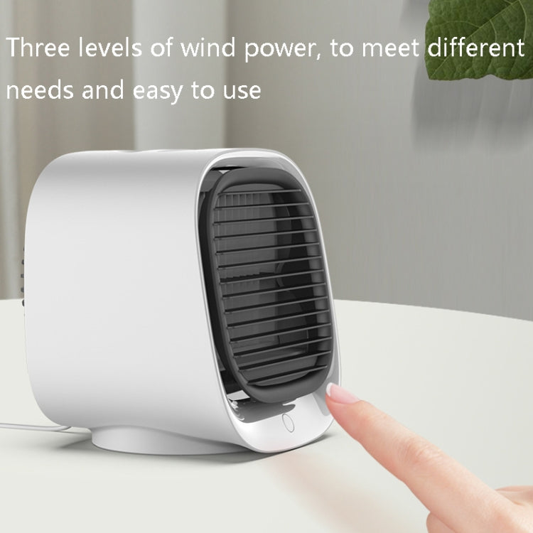 Desktop Cooling Fan USB Portable Office Cold Air Conditioning Fan, M201 Sky White, M201 Cherry Pink, M302 Girl Pink