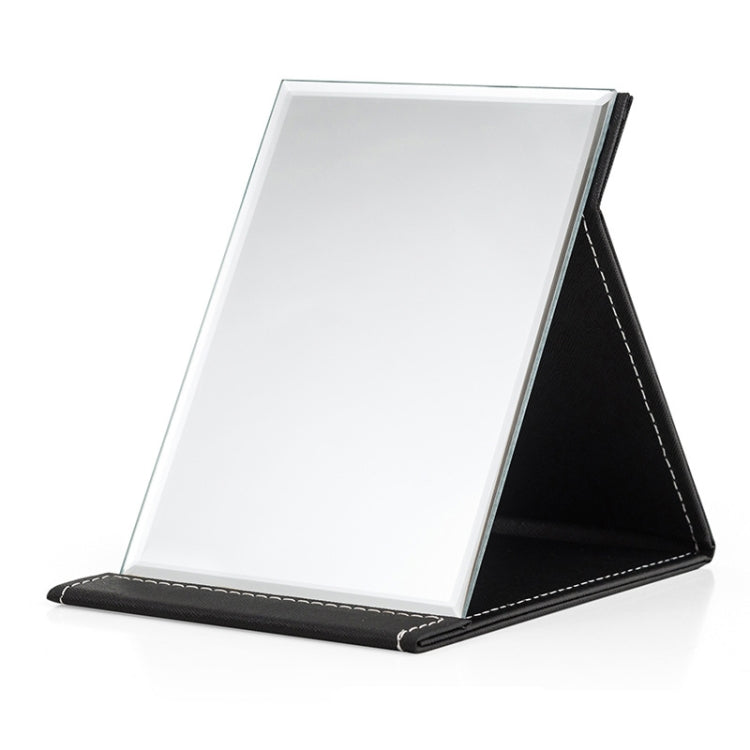 Folding Portable High-definition Makeup Mirror PU Leather Desktop Vanity Mirror,Size: Medium (Pink), Extra Large (Black), Extra Large (White), Extra Large (Red), Extra Large (Pink), Large (Black), Large (White), Large (Red), Large (Pink), Medium (Black...