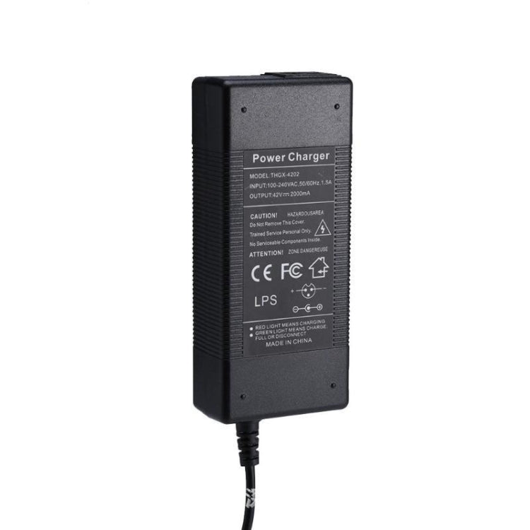 THGX-4202 42V / 2A DC 5.5mm Charging Port Universal Electric Scooter Power Adapter Lithium Battery Charger for Xiaomi Mijia M365 & Ninebot ES2 / ES4,, EU Plug, US Plug, UK Plug, AU Plug