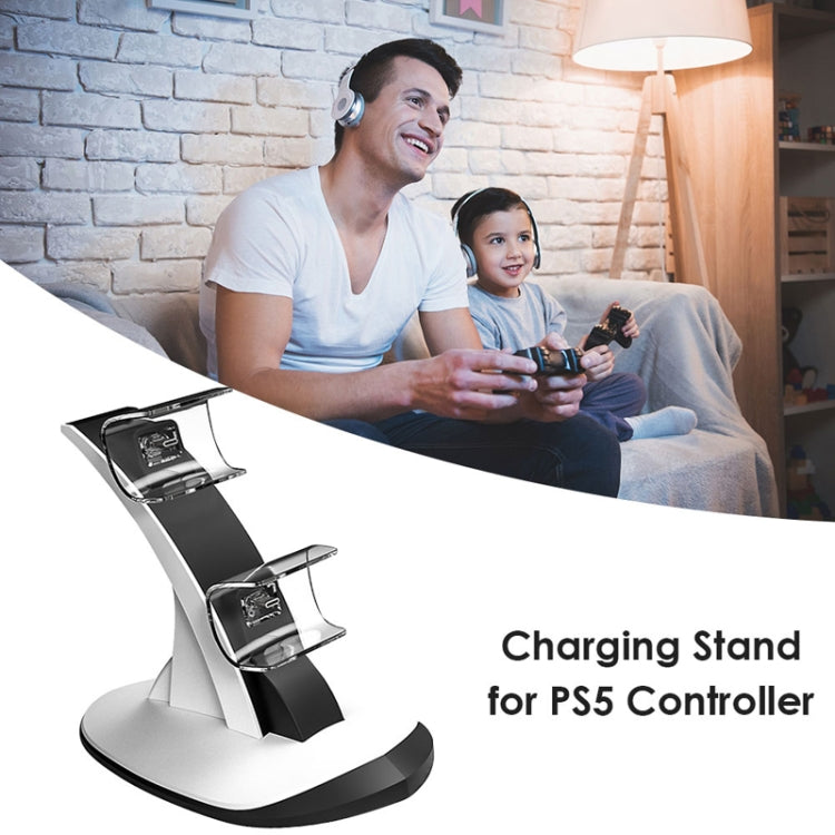 IPLAY HBP-314 Wireless Bluetooth Handle Two-Seater Charger For PS5, HBP-314