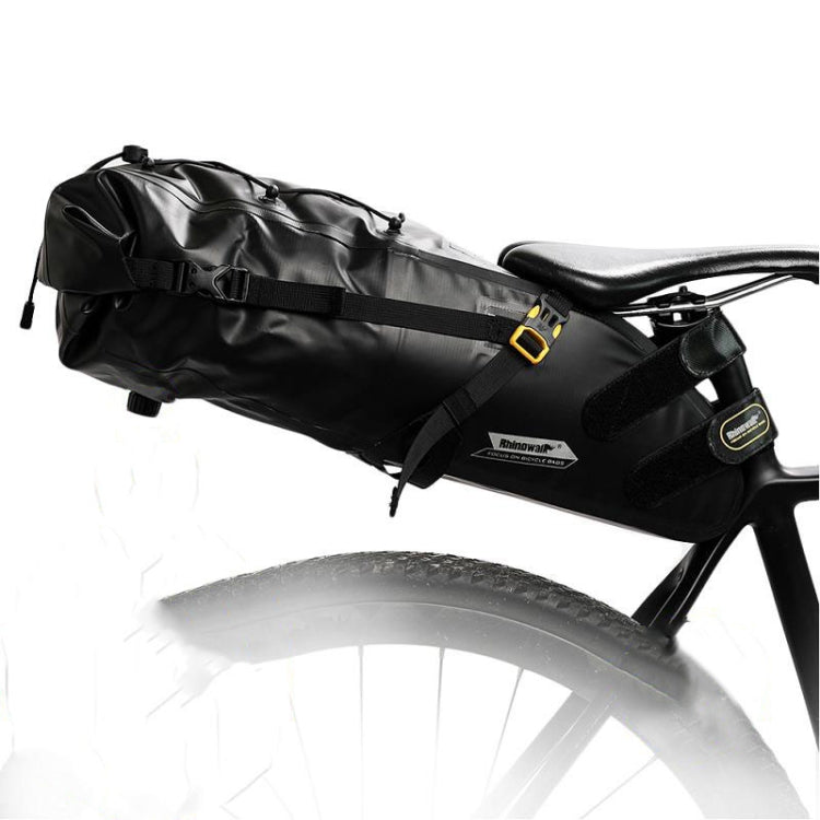 Rhinowalk RK19511 Full Waterproof Bicycle Saddle Tail Bag Big Capacity Road Bike Bag, RK19511 Black 10L, RK19512 Black 5L, RK19513 Black 13L