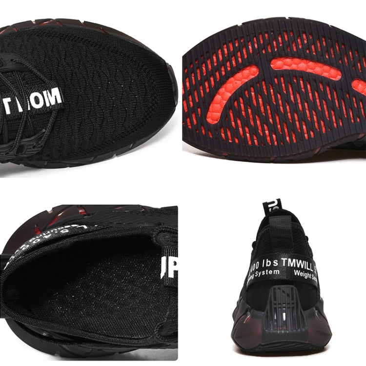 Men Lightweight Breathable Mesh Sneakers Flying Woven Casual Running Shoes, 38, 39, 40, 41