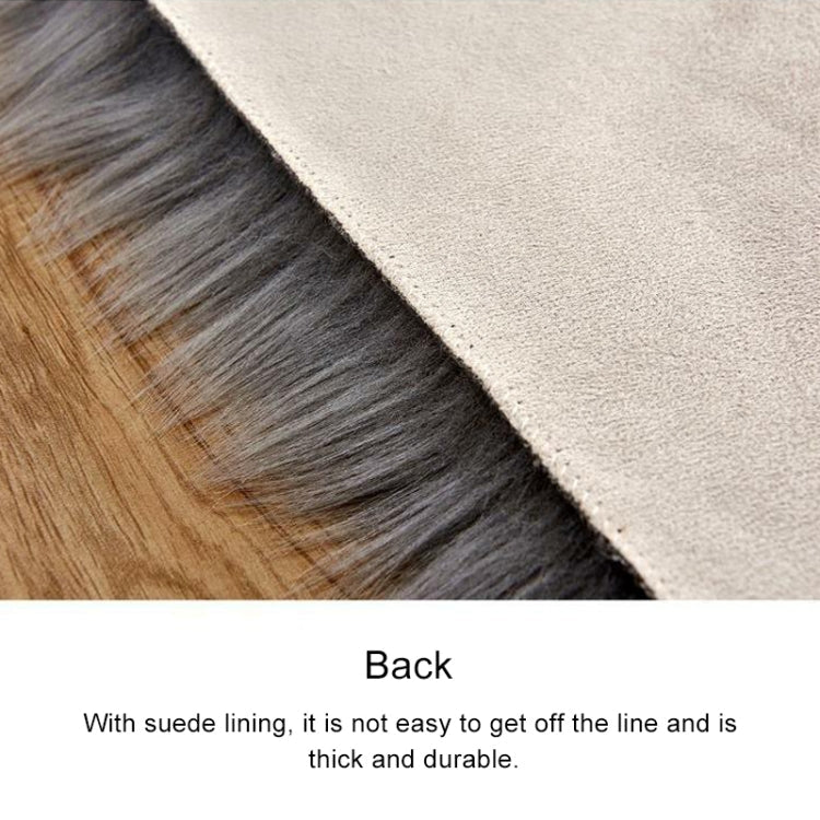 Love Heart Rugs Artificial Wool Sheepskin Hairy Carpet Floor Mat Fur Plain Fluffy Soft Area Rug Tapetes, 50*60cm, 70*90cm