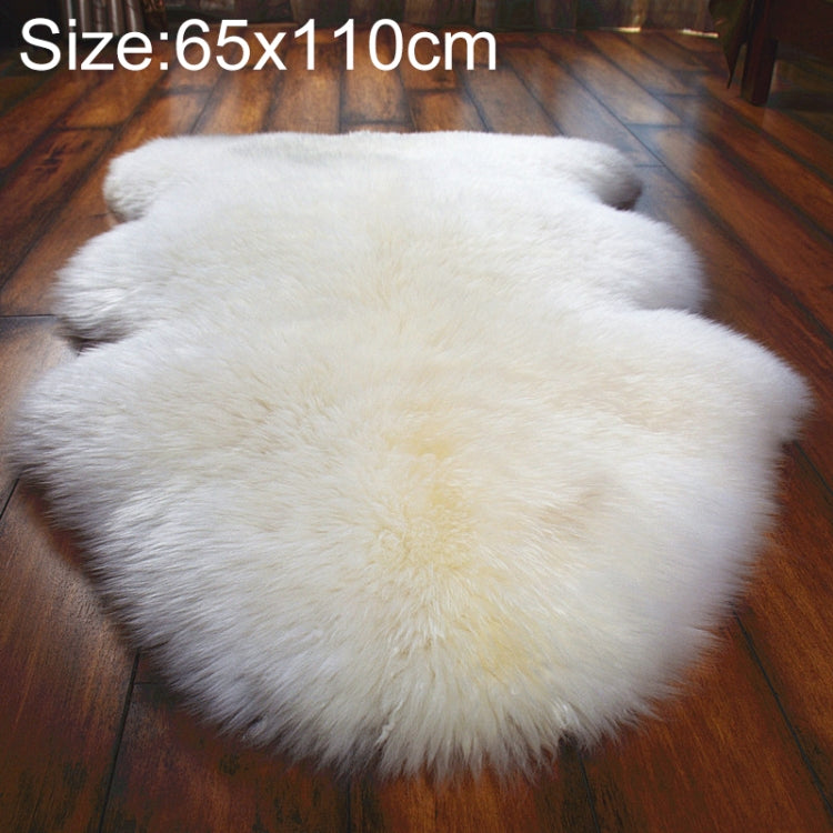 Pure Real Wool Sofa Cushion Fur Full Whole Sheepskin Carpet Window Decoration Mat, 65x110cm, 80x120cm