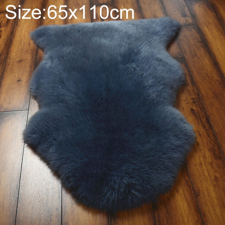 Pure Real Wool Sofa Cushion Fur Full Whole Sheepskin Carpet Window Decoration Mat, 65x110cm, 80x120cm