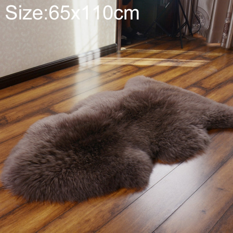 Pure Real Wool Sofa Cushion Fur Full Whole Sheepskin Carpet Window Decoration Mat, 65x110cm, 80x120cm