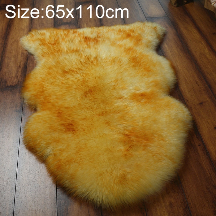 Pure Real Wool Sofa Cushion Fur Full Whole Sheepskin Carpet Window Decoration Mat, 65x110cm, 80x120cm