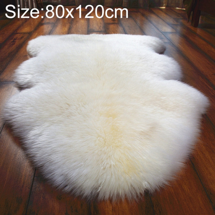 Pure Real Wool Sofa Cushion Fur Full Whole Sheepskin Carpet Window Decoration Mat, 65x110cm, 80x120cm