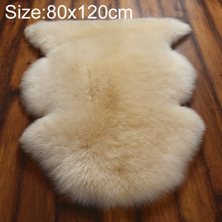 Pure Real Wool Sofa Cushion Fur Full Whole Sheepskin Carpet Window Decoration Mat, 65x110cm, 80x120cm