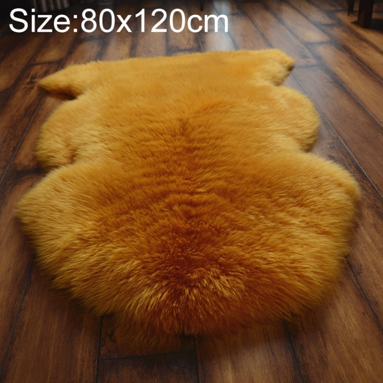 Pure Real Wool Sofa Cushion Fur Full Whole Sheepskin Carpet Window Decoration Mat, 65x110cm, 80x120cm
