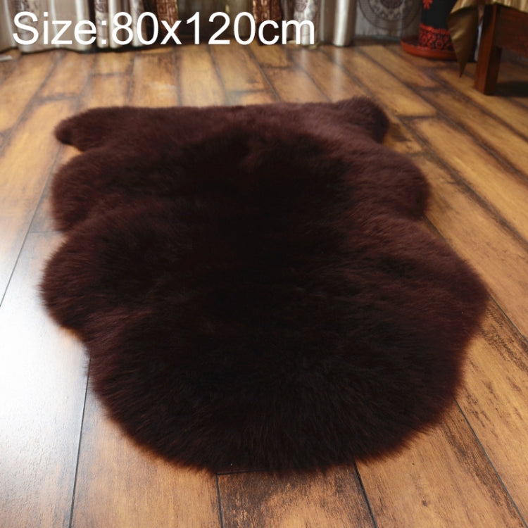 Pure Real Wool Sofa Cushion Fur Full Whole Sheepskin Carpet Window Decoration Mat, 65x110cm, 80x120cm