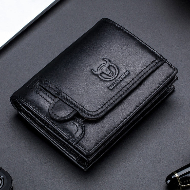 BUFF CAPTAIN 037 First-Layer Cowhide Men Leather Wallet Multi-Function Driver License Coin Purse