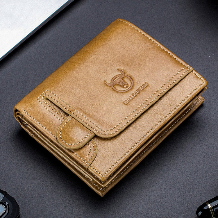 BUFF CAPTAIN 037 First-Layer Cowhide Men Leather Wallet Multi-Function Driver License Coin Purse