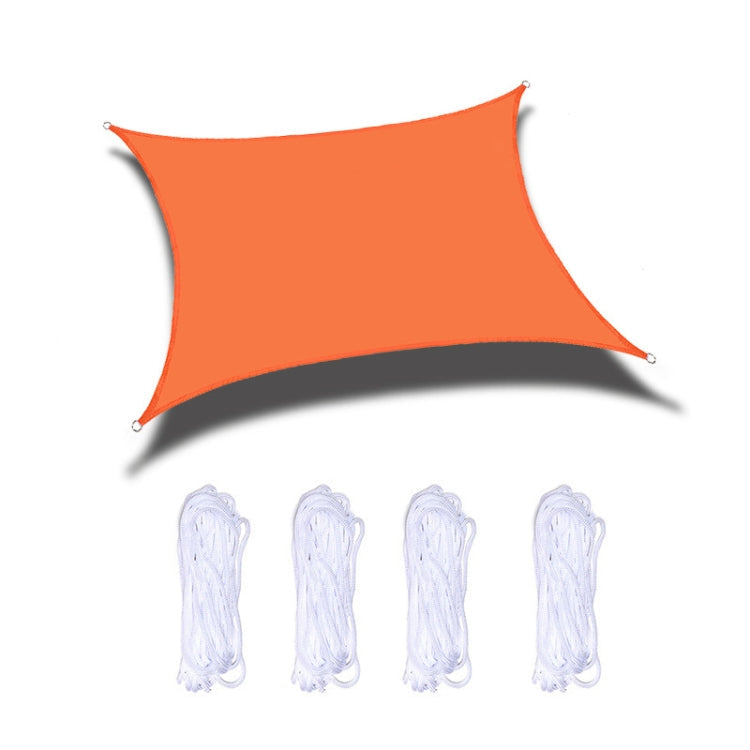 Outdoor Garden Sunshade Sail Waterproof Anti-UV Canopy, Size: 4m x 4m, 4m x 4m