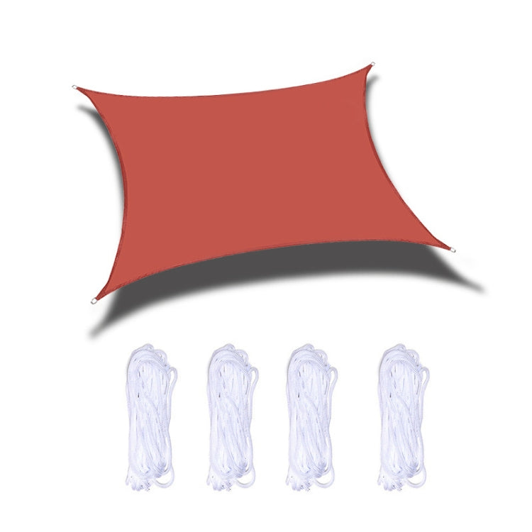 Outdoor Garden Sunshade Sail Waterproof Anti-UV Canopy, Size: 4m x 4m, 4m x 4m