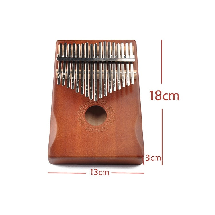 17-Tone Thumb Piano Kalimba Beginners Introduction Finger Piano, Brown, Brown Kit, Yellow, Yellow Kit, Wooden, Wooden Kit, Black, Black Kit