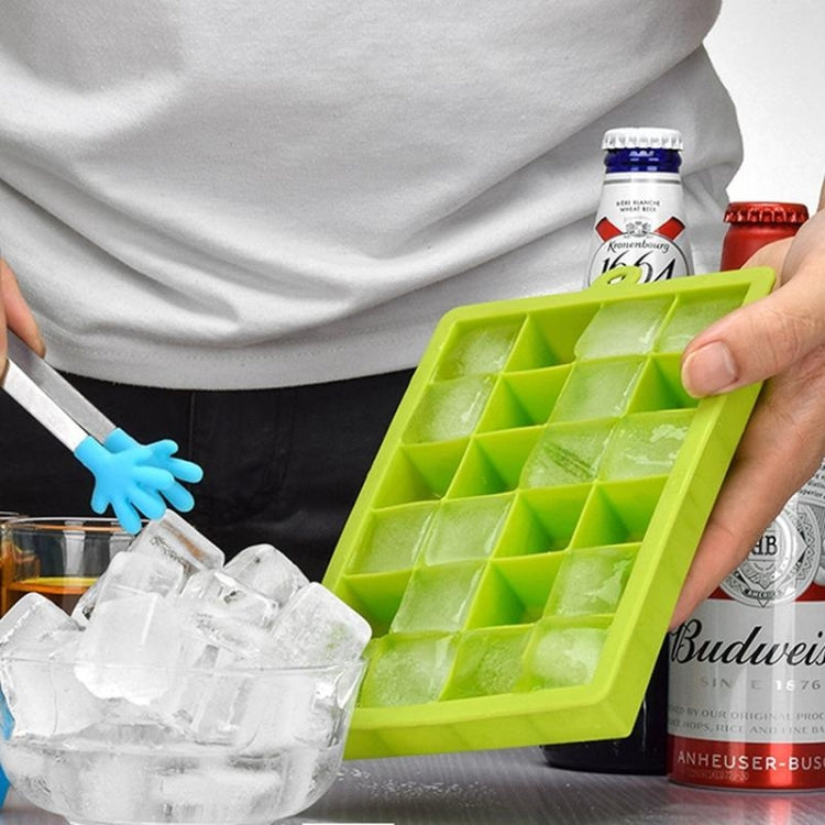 24 Grids Silicone Ice Cube Tray Molds Square Shape Ice Cube Maker Fruit Popsicle Ice Cream Mold, 24-Grid(Dark blue), 24-Grid(Grass green), 24-Grid(Rose red)