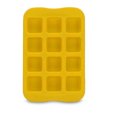 Silicone Chocolate Mold Tray Creative Geometry Shaped Ice Cube Cake decoration Mold, Round, Square, Heart, Star